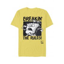 SpongeBob SquarePants - Breakin´ The Rules Yellow - T-Shirt - jaune - S - 100% Coton,Jersey
