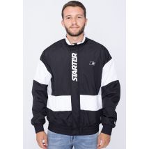 Starter - Retro Track Black/White - Veste de jogging - noir - S - 100% Polyester