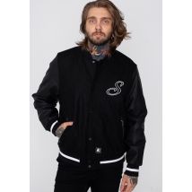 Starter - Script College Black - Teddy - noir - XXL - 50% laine, 50% Viscose