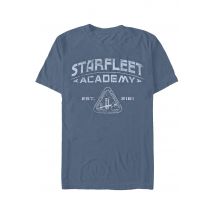 Star Trek - Starfleet Academics Vintage Heather Navy - T-Shirt - bleu - L - 50% coton, 50% polyester,Jersey