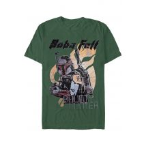 Star Wars - Boba Fett Bounty Hunter Green - T-Shirt - vert - S - 100% Coton,Jersey