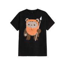 Star Wars - Ewok Spear - T-Shirt - noir - S - 100% Coton,Jersey
