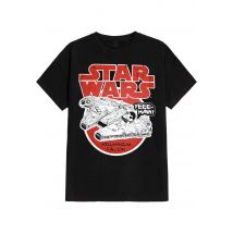Star Wars - Millennium Falcon - T-Shirt - noir - M - 100% Coton,Jersey