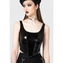 Killstar - Stillness Black - Corset - noir - XXL - 76 % polyester, 20 % polyuréthane, 4 % élasthanne