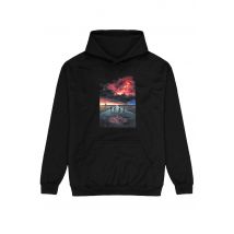 Stranger Things - Demogorgon Cloud Poster - Hoodie - noir - S - 80 % coton, 20 % polyester,Transpirer