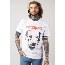 Sublime - Dog - T-Shirt - blanc - M - 100% Coton,Jersey