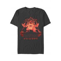 Super Mario - Bowser Throne Grey - T-Shirt - gris - M - 100% Coton,Jersey