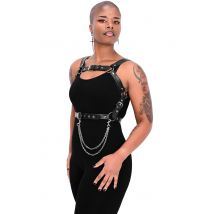 Foxblood - Sydney Side Chain Black - Harnet - noir - XS/S - 100% Polyester