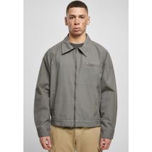 Urban Classics - Overdyed Workwear Darkshadow - Veste - gris - M - Shell: 100% Coton; Lining: 100% Polyester,Coton