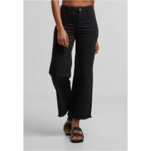 Urban Classics - Ladies Relaxed Straight Fit Denim - Jeans - noir - W29 - 98% coton, 2% élasthanne,Jean