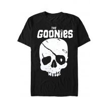 The Goonies - Skull & Logo - T-Shirt - noir - M - 100% Coton,Jersey