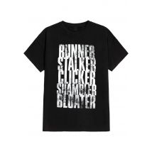 The Last Of Us - Run, Stalk, Click, Shamble, Bloat - T-Shirt - noir - M - 100% Coton,Jersey