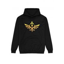 The Legend Of Zelda - Hyrule Kingdom Logo - Hoodie - noir - S - 50% coton, 50% polyester,Transpirer