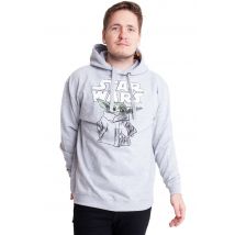 The Mandalorian - The Child Sketch Heather Grey - Hoodie - gris - L - 80 % coton, 20 % polyester,Transpirer