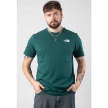 The North Face - Box Nse Tee Deep Nori/Estate Blue - T-Shirt - vert - M - 100% Coton,Jersey