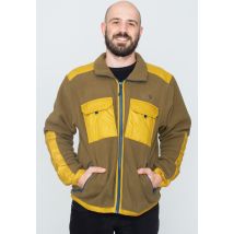 The North Face - Royal Arch Military Olive/Mineral Gold/Shady Blue - Veste - vert - M - 100% Polyester,Toison