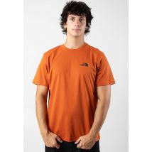 The North Face - Simple Dome Earthen Copper - T-Shirt - orange - M - 60% coton, 40% polyester,Jersey