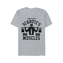 The Office - Dwight Schrute's Gym Heather Grey - T-Shirt - gris - L - 90 % coton, 10 % polyester,Jersey
