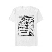 The Office - Dwight Schrute Workspace White - T-Shirt - blanc - M - 100% Coton,Jersey