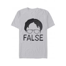 The Office - False Heather Grey - T-Shirt - gris - L - 90 % coton, 10 % polyester,Jersey