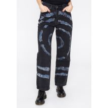 The Ragged Priest - Circle Tie Dye Dad Black/Blue - Jeans - noir - W26 - 100% Coton,Jean