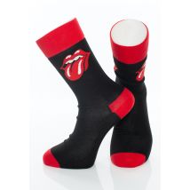 The Rolling Stones - Classic Tongue - Chaussettes - noir - Onesize - 59 % coton, 39 % polyester, 2 % élasthanne
