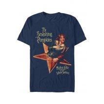 The Smashing Pumpkins - Mellon Collie Cover Navy - T-Shirt - bleu - L - 100% Coton,Jersey