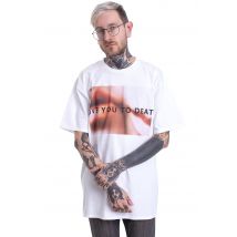 THFKDLF - Love U White - T-Shirt - blanc - S - 100% Coton,Jersey