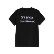 Thor - Love And Thunder: Logo - T-Shirt - noir - L - 100% Coton,Jersey