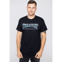 Thrasher - Black Ice Black - T-Shirt - noir - S - 100% Coton,Jersey