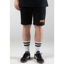 Thrasher - Flame P.E. Black - Shorts - noir - XL - 80 % coton, 20 % polyester,Transpirer