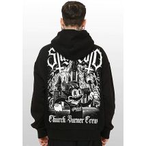Stay Cold Apparel - Church Burner Crew Black - Hoodie - noir - L - 65% coton, 35% polyester,Transpirer