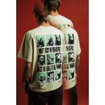 Welcome x Slipknot - Tomorrow Boxy Garment-Dyed Bone - T-Shirt - beige - L - 100% Coton
