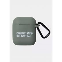Carhartt WIP - Tour For AirPods 1 And 2 Smoke Green/Grey - Airpods Case - vert - Onesize - 100% Silicone,Synthétiques