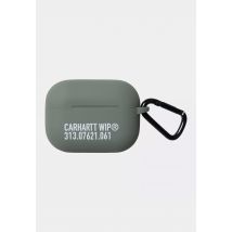 Carhartt WIP - Tour For AirPods Pro Smoke Green/Grey - Airpods Case - vert - Onesize - 100% Silicone,Synthétiques