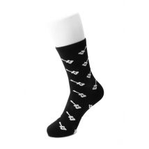 T.U.K. - All Guitars - Chaussettes - noir - Onesize - 80 % coton, 18 % polyester, 2 % élasthanne,Coton