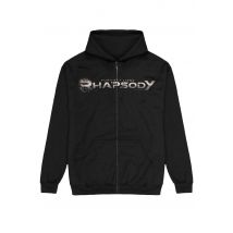 Turilli / Lione Rhapsody - Zero Gravity - Sweat Zippé - noir - M - 80 % coton, 20 % polyester