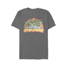 Turtles - Cowabunga Grey - T-Shirt - gris - M - 100% Coton,Jersey