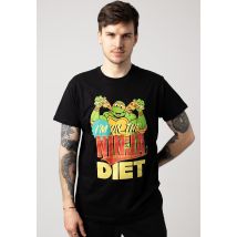 Turtles - Ninja Diet - T-Shirt - noir - XL - 100% Coton,Jersey