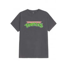 Turtles - TMNT Classic Logo Grey - T-Shirt - gris - S - 100% Coton,Jersey