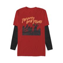 Twenty One Pilots - Live Scribble - Tshirt manches longues - rouge - XL - 60% coton, 40% polyester