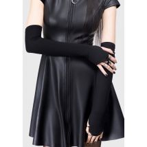 Killstar x Kihilist - Twisssted - Armwarmers - noir - Onesize - 95% Viscose, 5% Élasthanne,Jersey