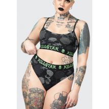 Killstar - Tzompantli Black - Culottes - noir - S - 95% coton, 5% élasthanne