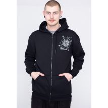 Uncharted - Compass - Sweat Zippé - noir - M - 65% coton, 35% polyester,Transpirer