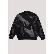 Chet Rock - Break Free Hand Black - Pull-over - noir - L - 100% Coton