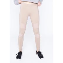 Urban Classics - Ladies Tech Mesh Soft Taupe - Leggings - marron - XS - 90 % polyester, 10 % élasthanne,Jersey