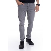 Urban Classics - Slim Fit Mid Grey - Jeans - gris - W28 / L32 - 98% coton, 2% élasthanne,Jean