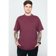 Urban Classics - Tall Cherry - T-Shirt - bordeaux - S - 100% Coton,Jersey