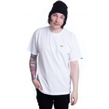 Vans - Left Chest LOG O Tee White/Black - T-Shirt - blanc - L - 100% Coton,Jersey