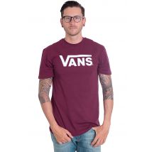 Vans - Vans Classic Burgundy/White - T-Shirt - bordeaux - M - 100% Coton